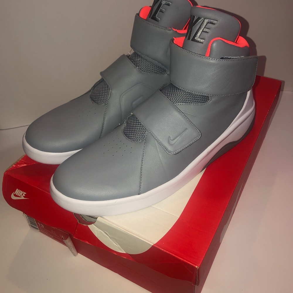 New Nike Marxman Stealth Grey Orange Sz 13